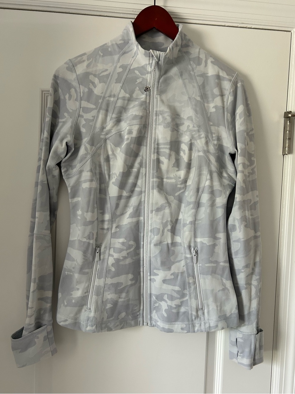 lululemon athletica Define Light Gray Camo  Zip Jacket